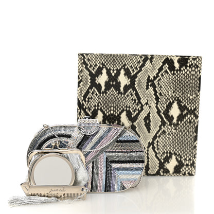 Judith Leiber Swarovski Crystal Minaudiere Clutch Multicolor 11 of 11