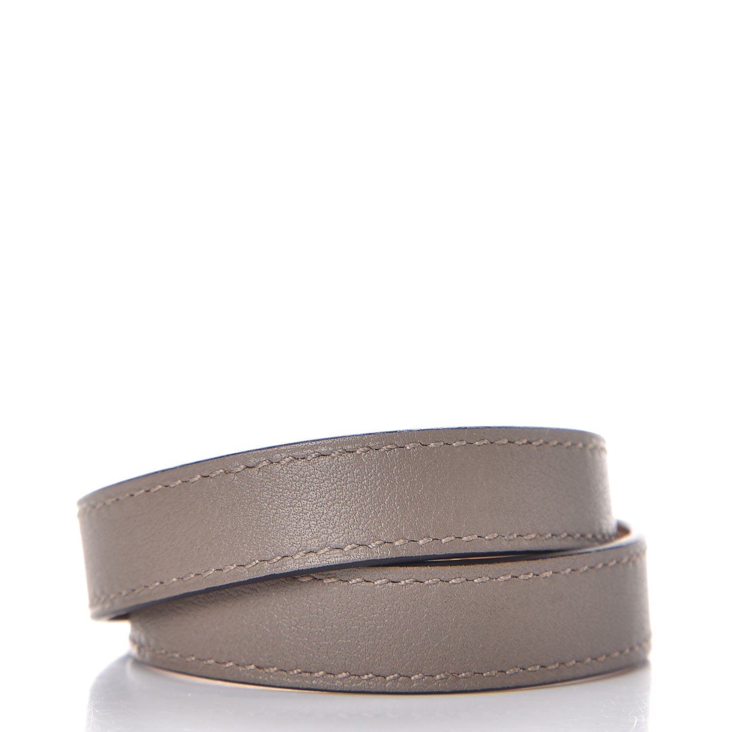 Hermes Swift Kelly Double Tour Bracelet T3 Gris Asphalte 3 of 7
