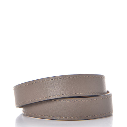 Hermes Swift Kelly Double Tour Bracelet T3 Gris Asphalte 3 of 7
