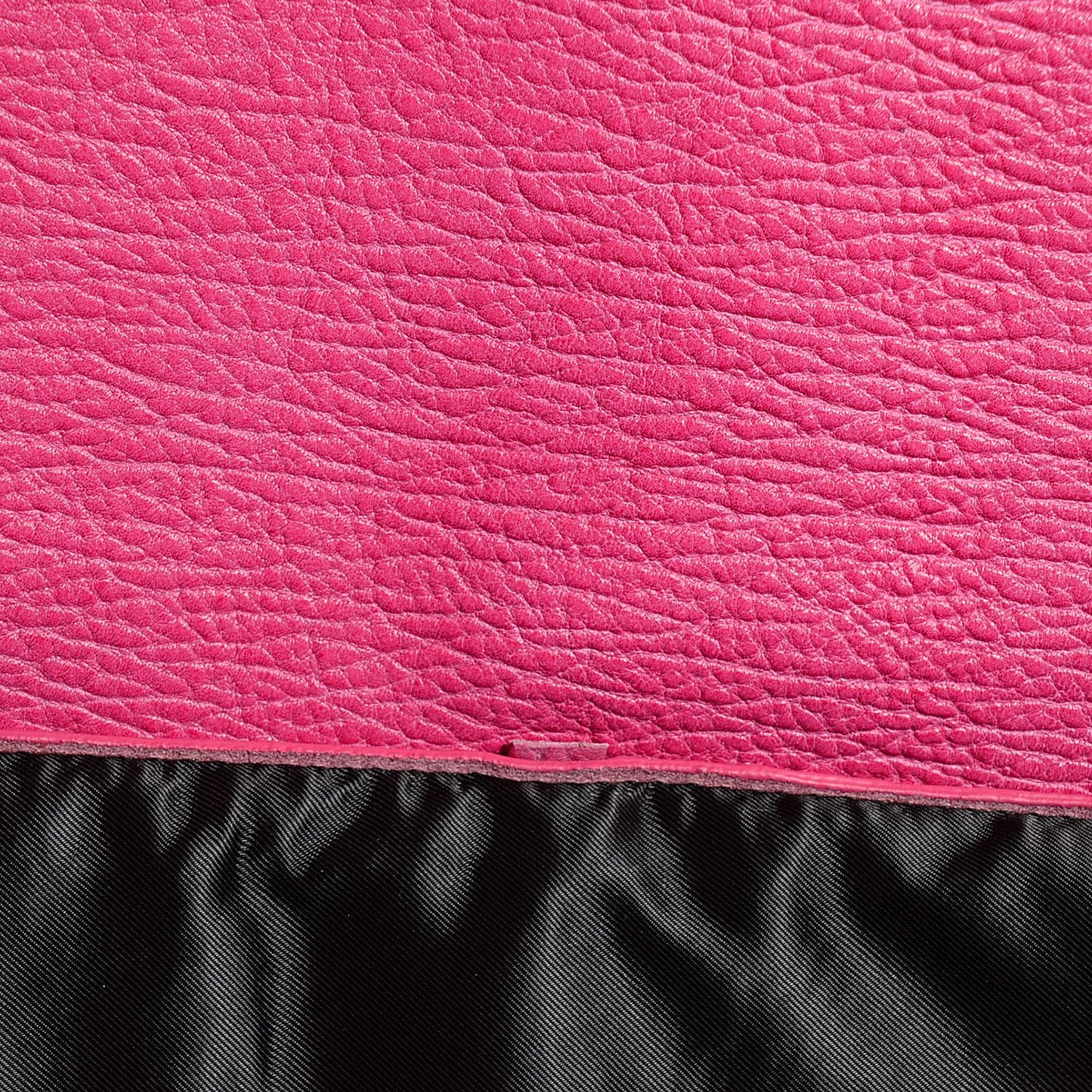 3.1 Textured Calfskin Large Pashli Satchel Bright Fuchsia
