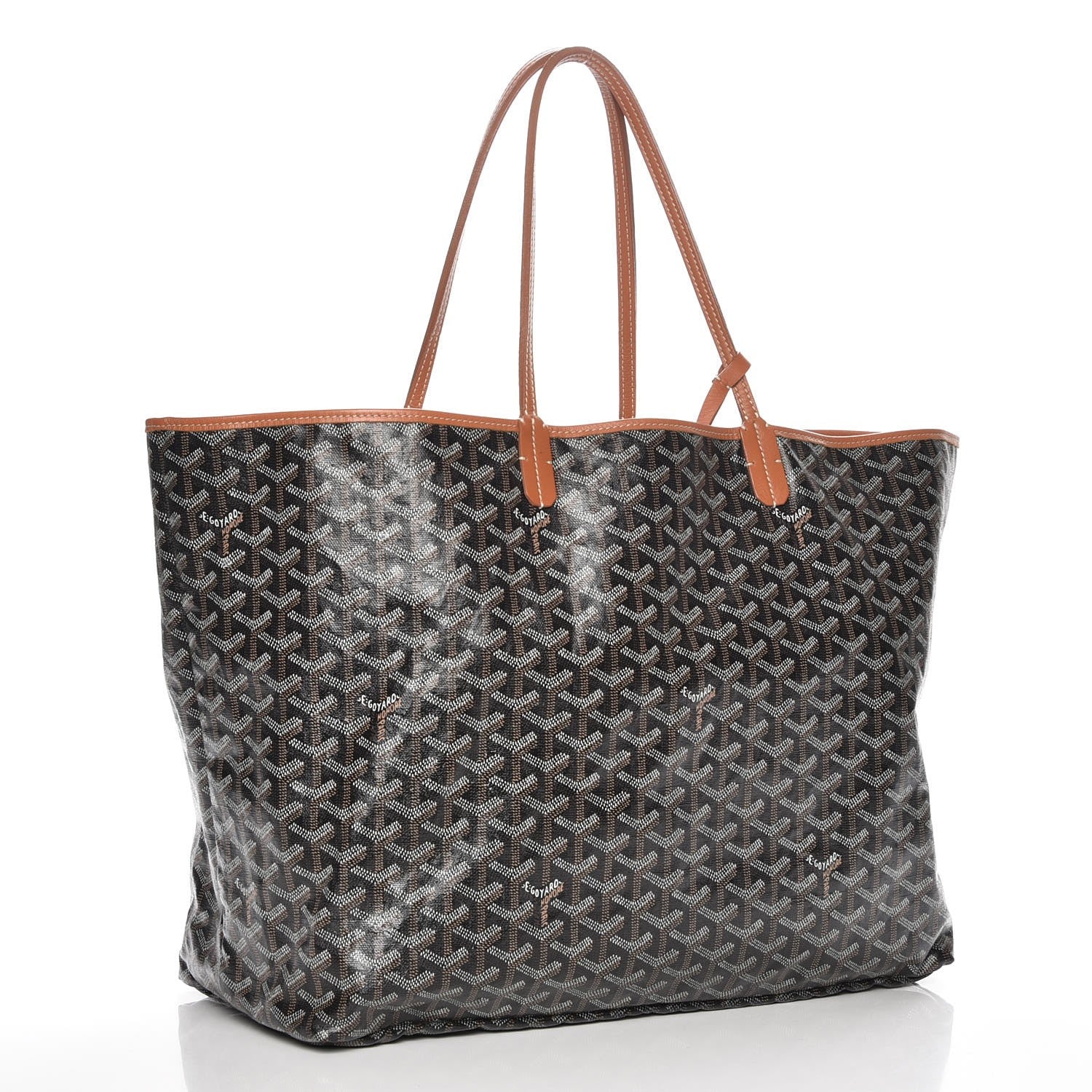 Goyard Goyardine Saint Louis GM Black Gold 3 of 7