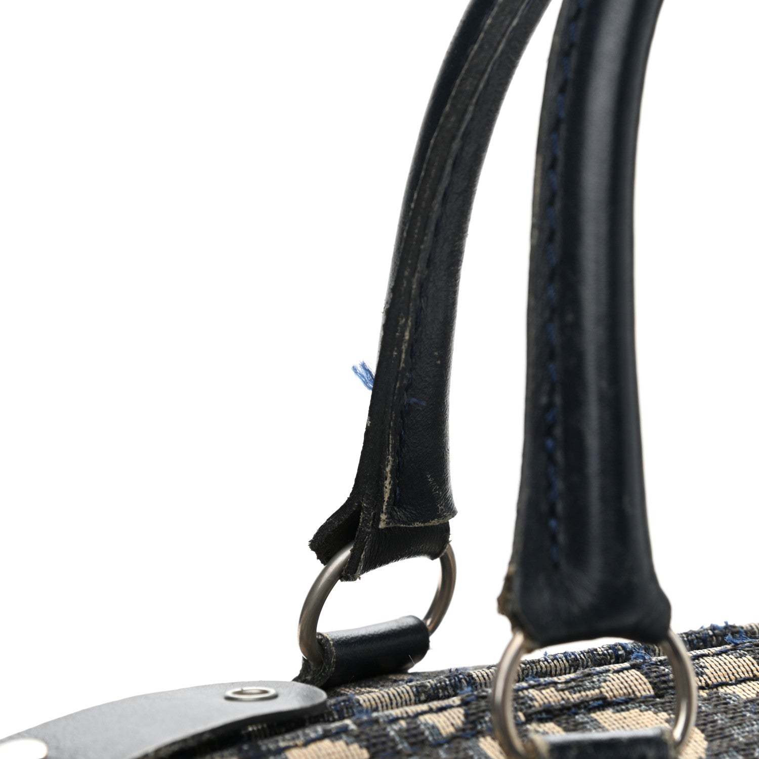 Christian Dior Monogram Boston Navy Blue 13 of 16