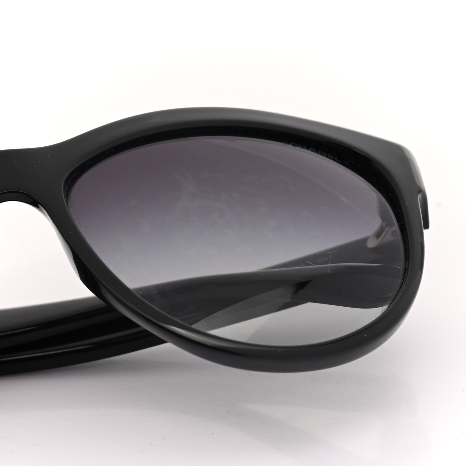Chanel Freshwater Cultured Pearl Butterfly Sunglasses 6040-H Black 7 of 10