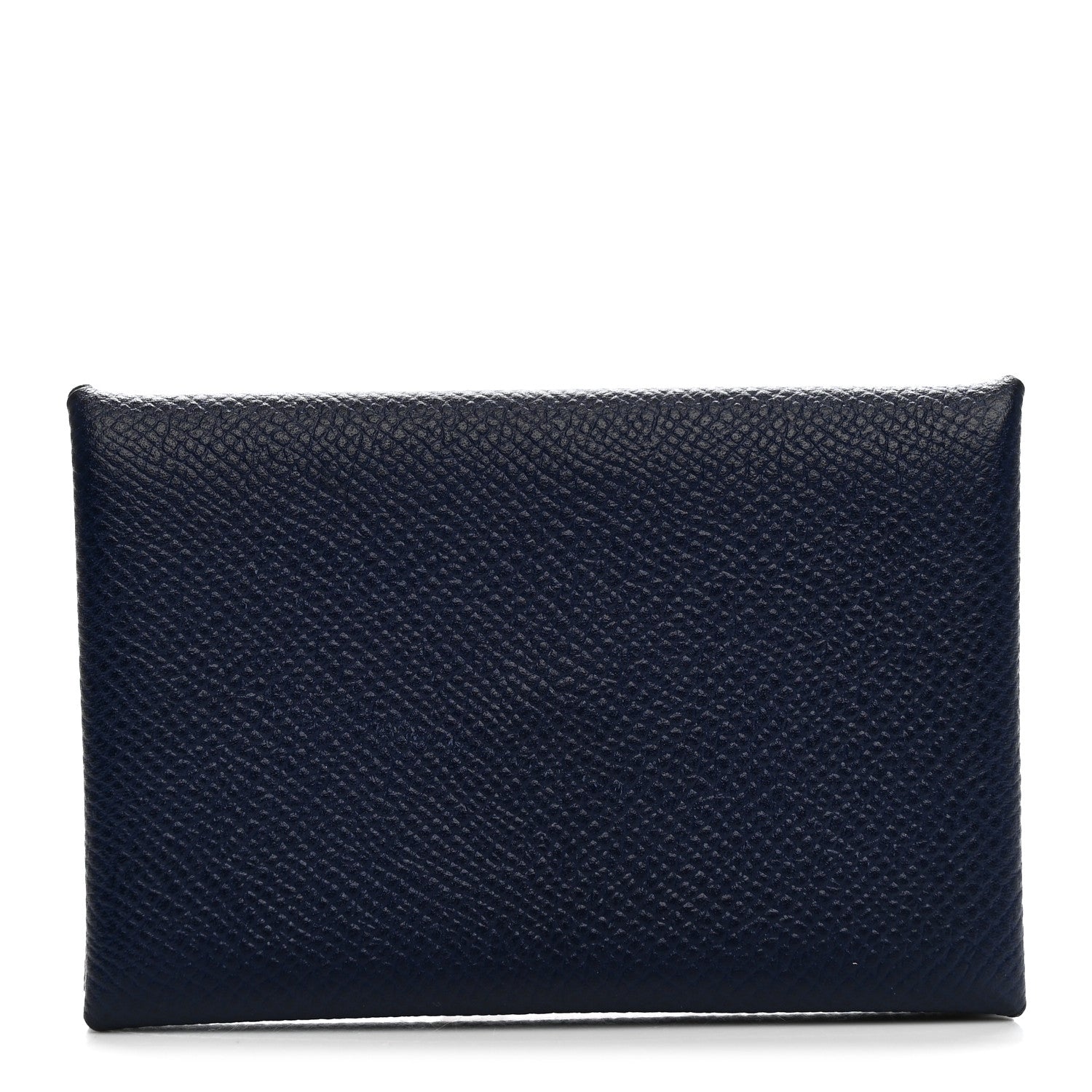 Hermes Epsom Calvi Card Case Bleu Saphir 1 of 8