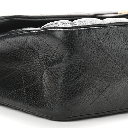 Chanel Caviar Quilted Medium Double Flap Black 9 of 17