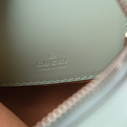 Gucci Calfskin Matelasse Mini GG Marmont Crossbody Bag Water Green 6 of 11
