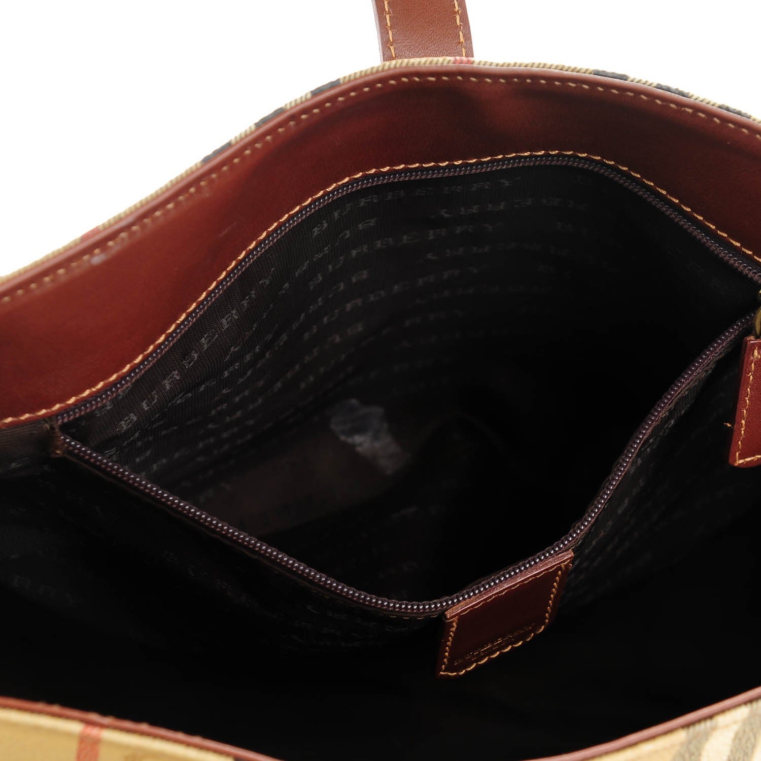 Burberry Haymarket Check Shoulder Bag 7 of 8