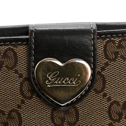 Gucci Monogram Heart Continental Wallet Dark Brown 12 of 12