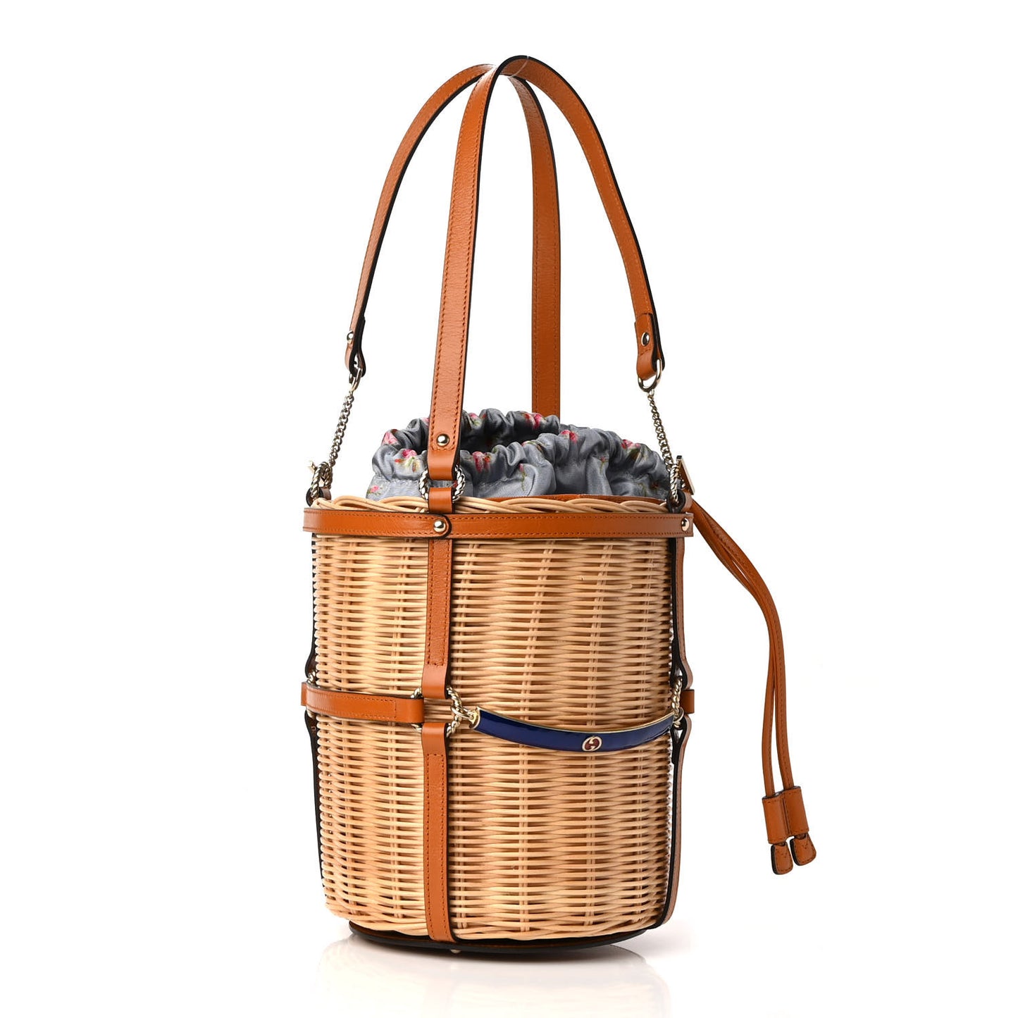 Wicker Bucket Bag Natural