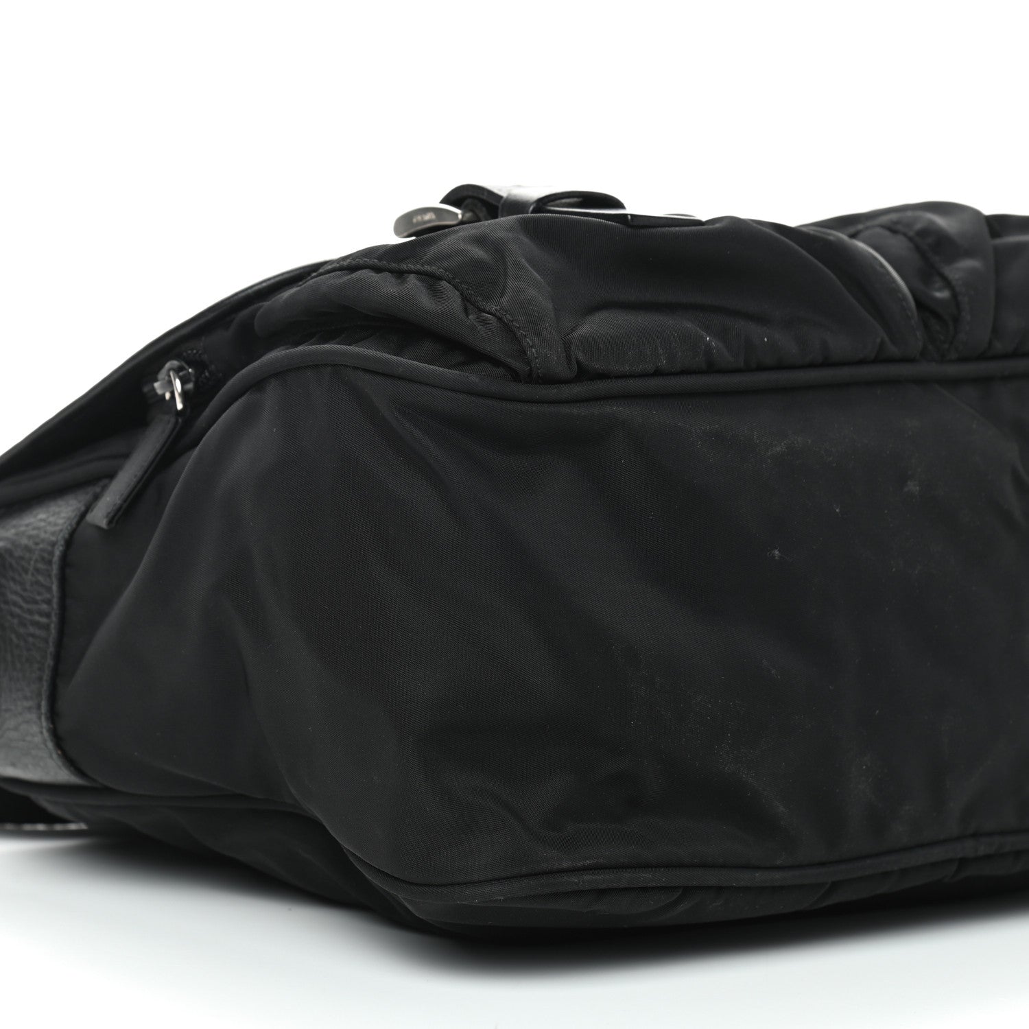 Prada Nylon Vela Messenger Bag Black 5 of 9