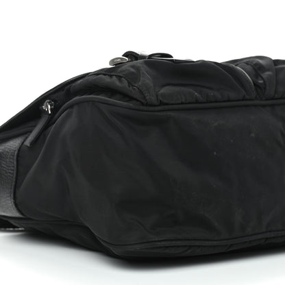 Prada Nylon Vela Messenger Bag Black 5 of 9
