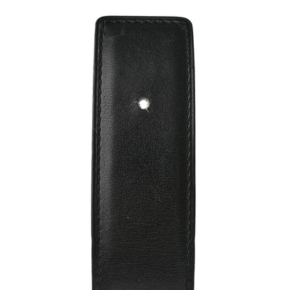 Hermes Box Courchevel Belt Strap 75 30 Black Noisette 7 of 8