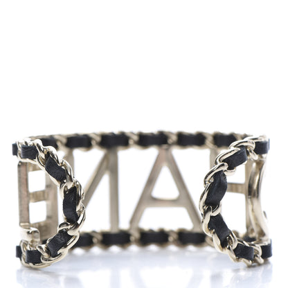 Chanel Lambskin Chain Vintage Allure Bracelet Gold 3 of 5
