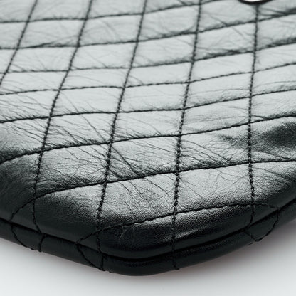 Chanel Aged Calfskin Quilted Crossbody Bag Black 6 of 9