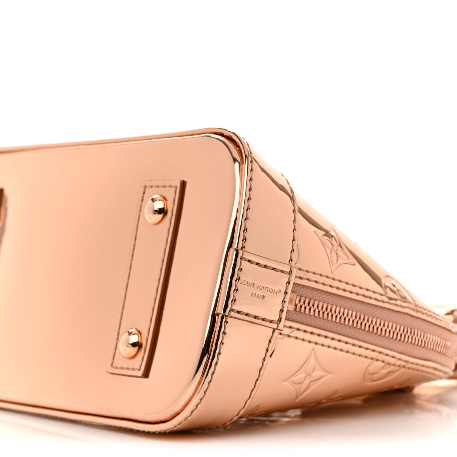 Louis Vuitton Monogram Miroir Alma BB Copper 9 of 11
