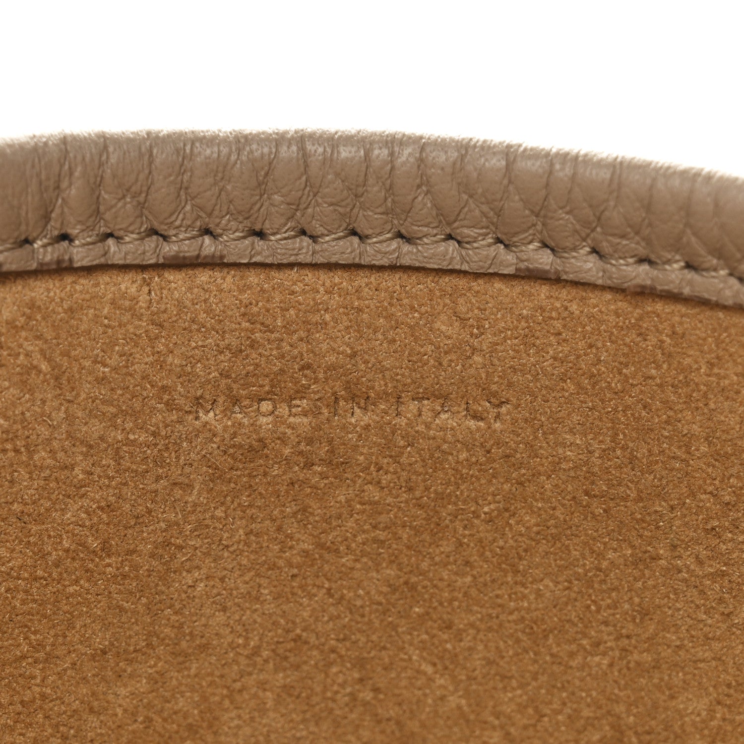 The Row Grained Calfskin Medium N/S Park Tote Dark Taupe 10 of 13
