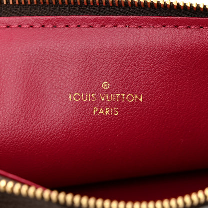 Louis Vuitton Monogram Felicie Chain Wallet Zippered Insert Fuchsia 6 of 6