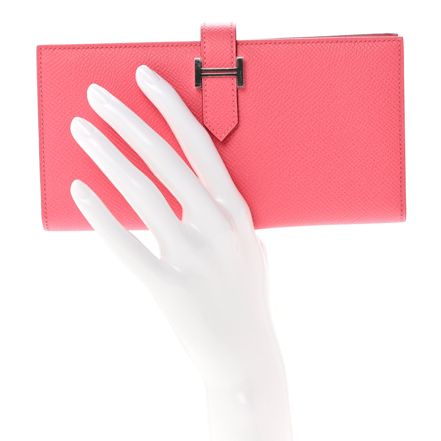 Epsom Bearn Gusset Wallet Rose Lipstick