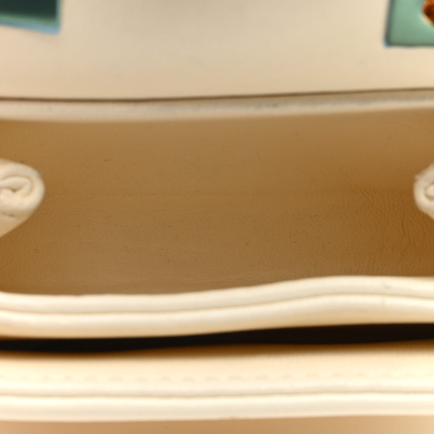 Nappa Micro One Stud Chain Bag Ivory