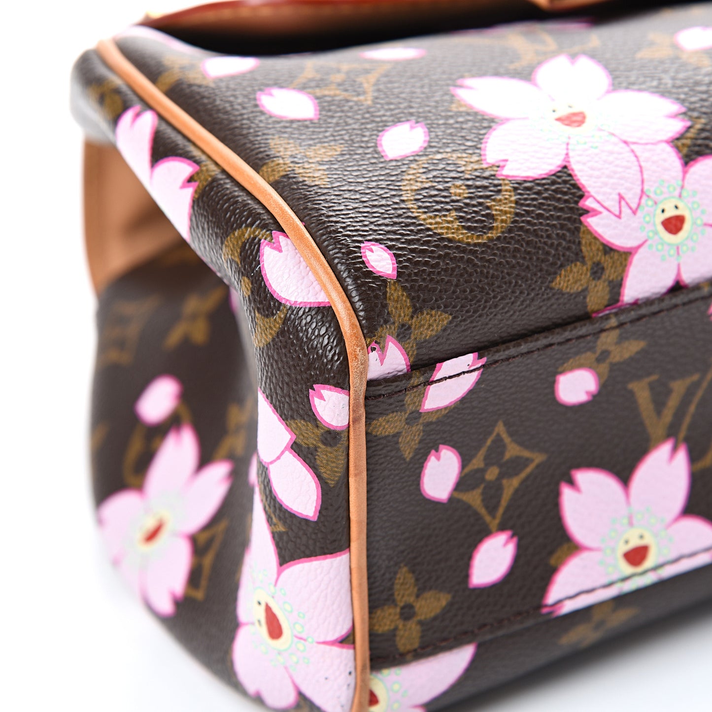 Monogram Cherry Blossom Sac Retro Bag Brown
