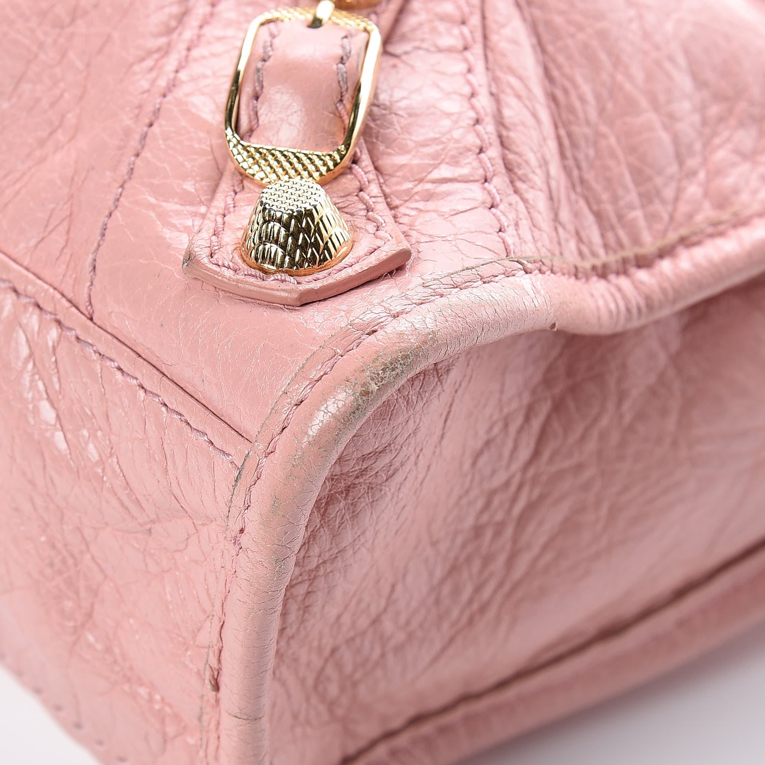 Balenciaga Agneau Giant 12 Gold Hardware Mini City Rose Peche 14 of 27