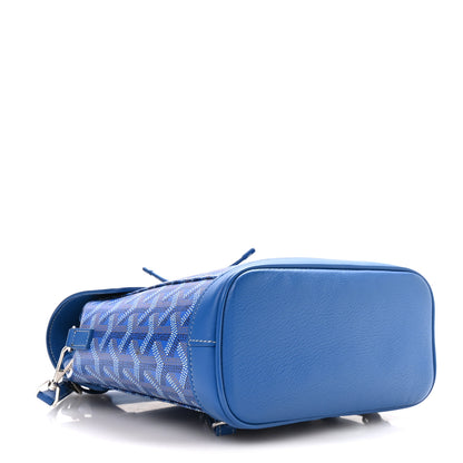 Goyard Goyardine Calfskin Mini Alpin Backpack Sky Blue 4 of 9