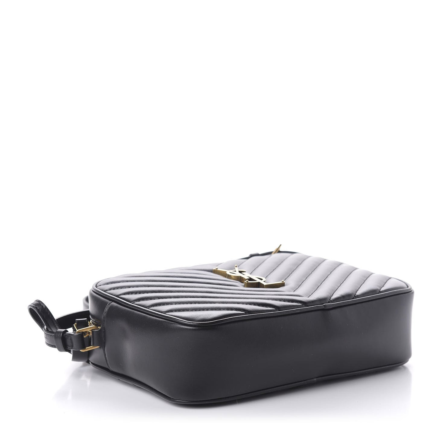 Calfskin Matelasse Monogram Lou Camera Bag Black