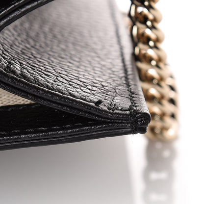 Gucci Dollar Calfskin Small Interlocking G Shoulder Bag Black 8 of 10