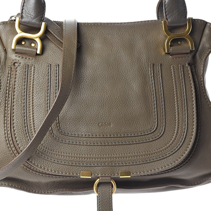 Chloe Calfskin Medium Marcie Satchel Anchor Grey 7 of 9