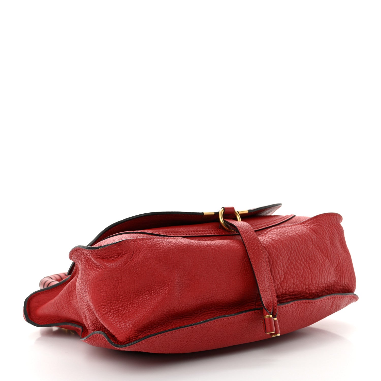 Chloe Calfskin Medium Marcie Satchel Peony Red 4 of 12
