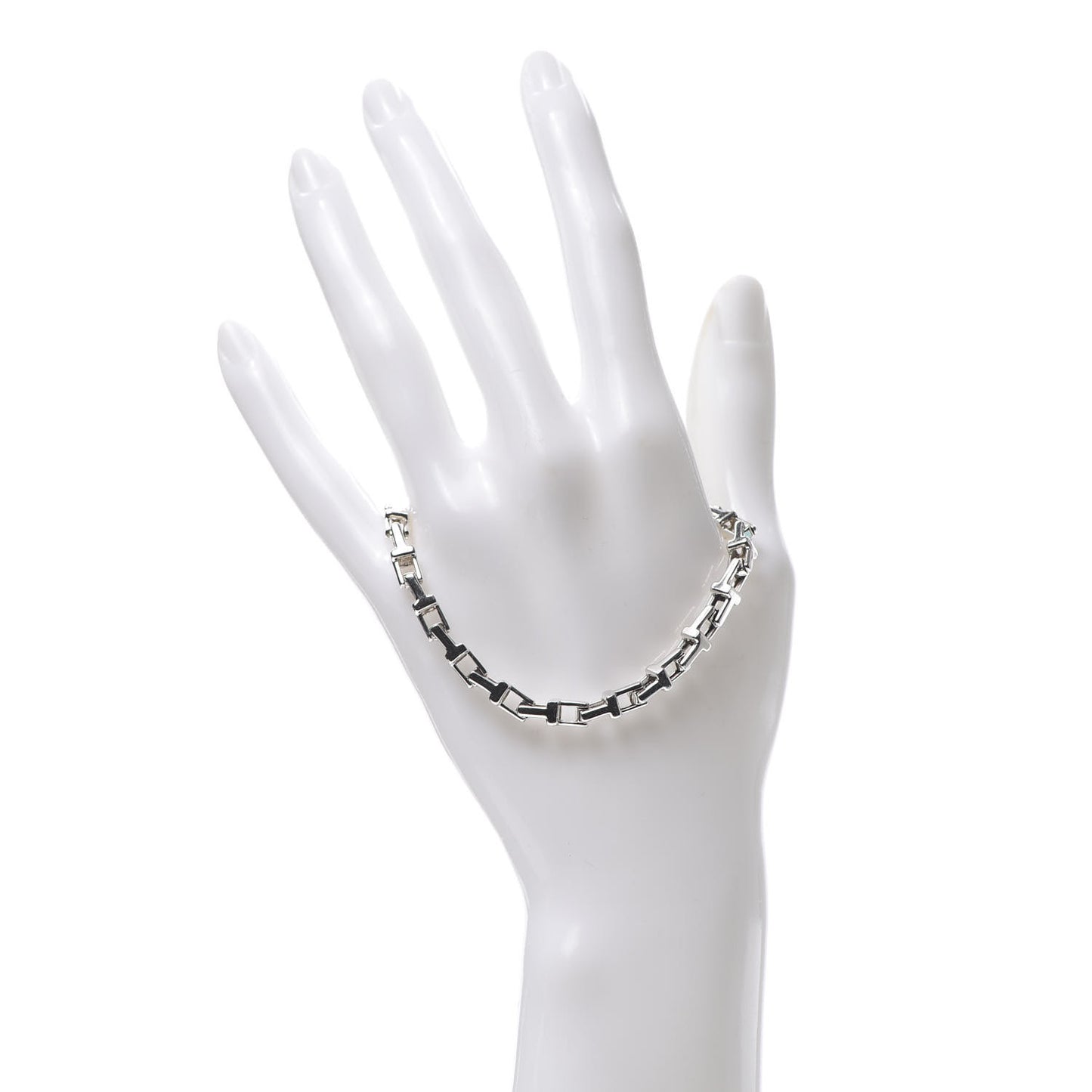 Sterling Silver Narrow T Chain Bracelet