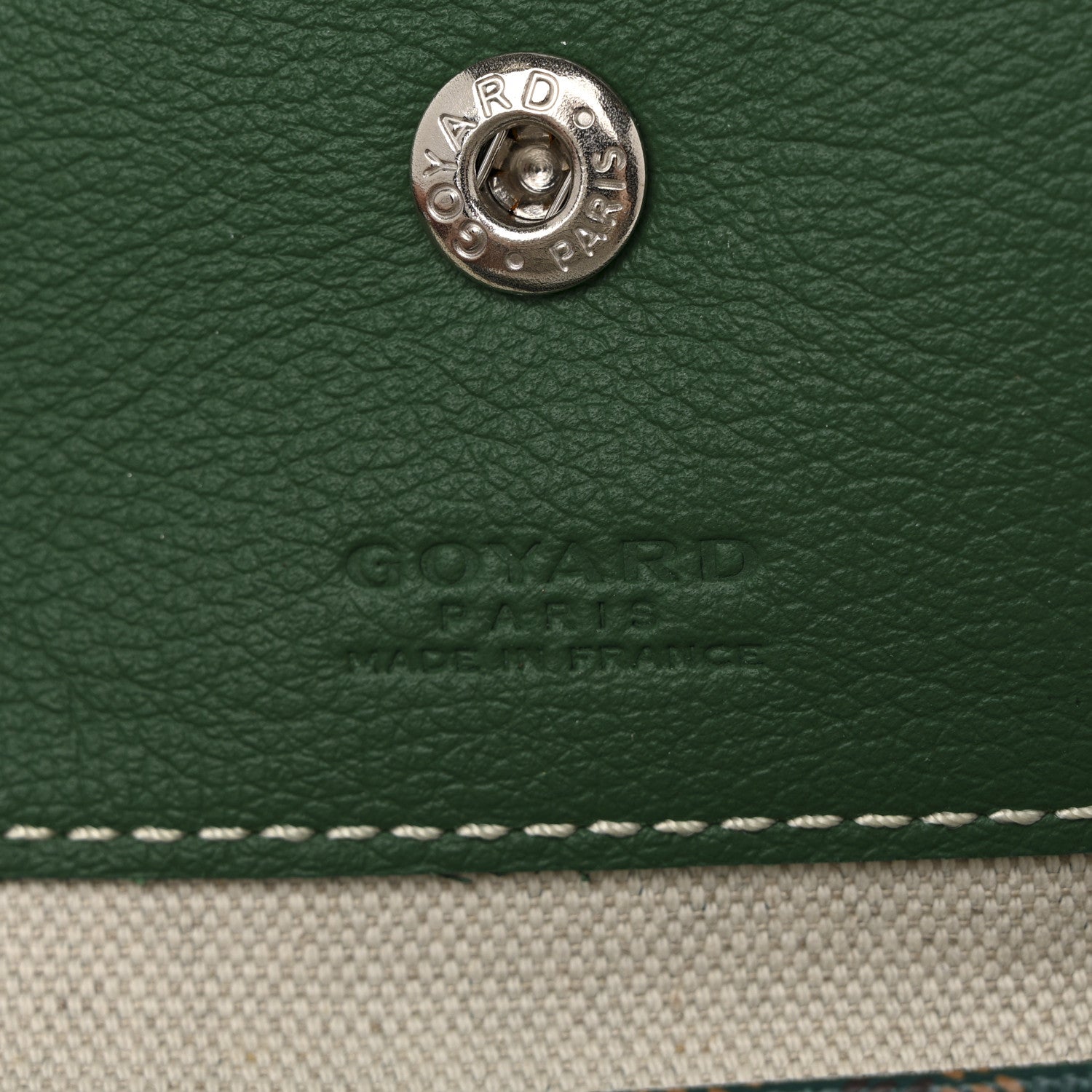 Goyard Goyardine Saint Louis GM Green 7 of 10