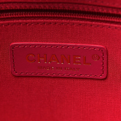 Chanel Shiny Aged Calfskin Shopping Bag Black 6 of 10