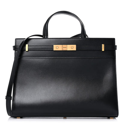Saint Laurent Calfskin Small Manhattan Shopper Tote Black 1 of 14