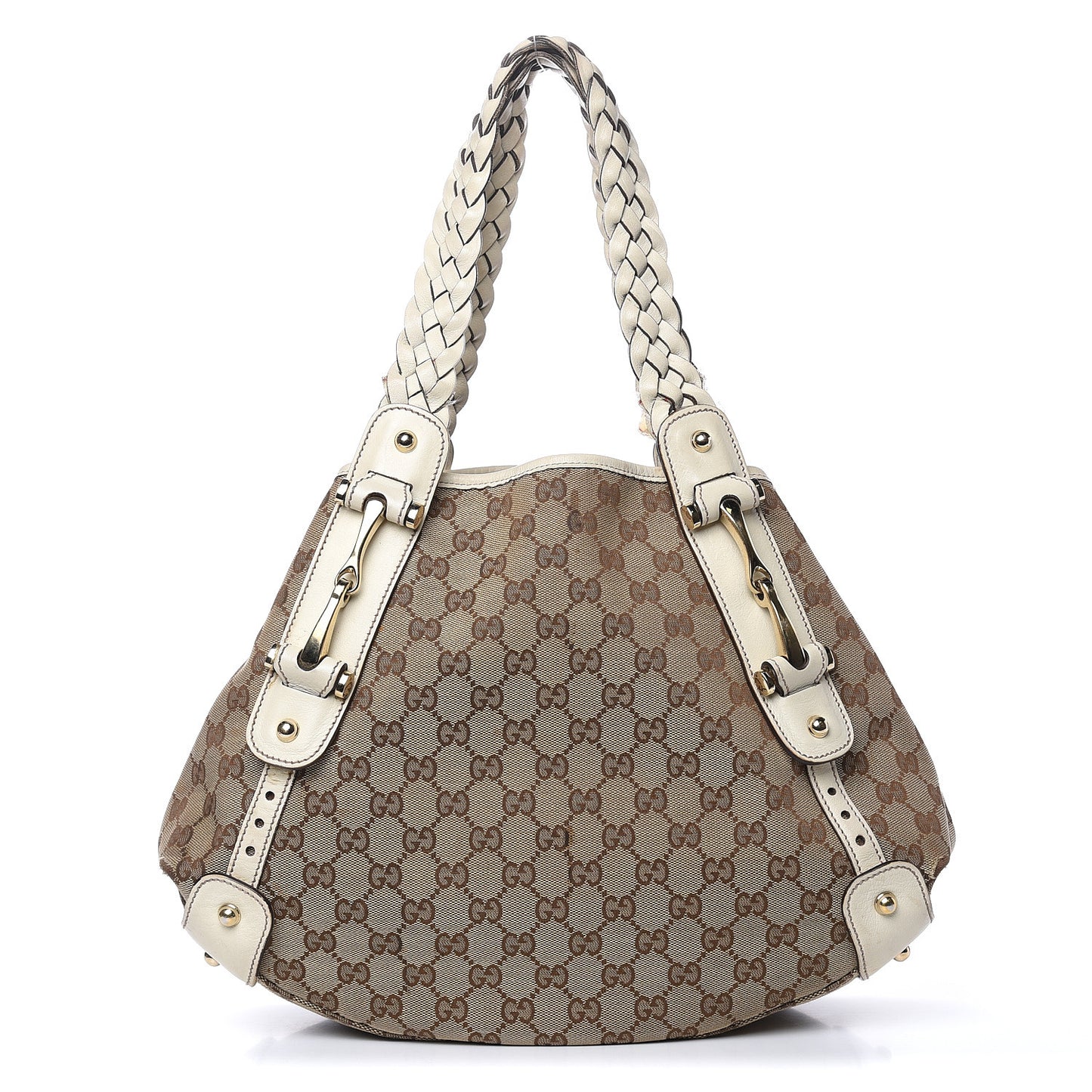 Monogram Small Pelham Shoulder Bag Off White