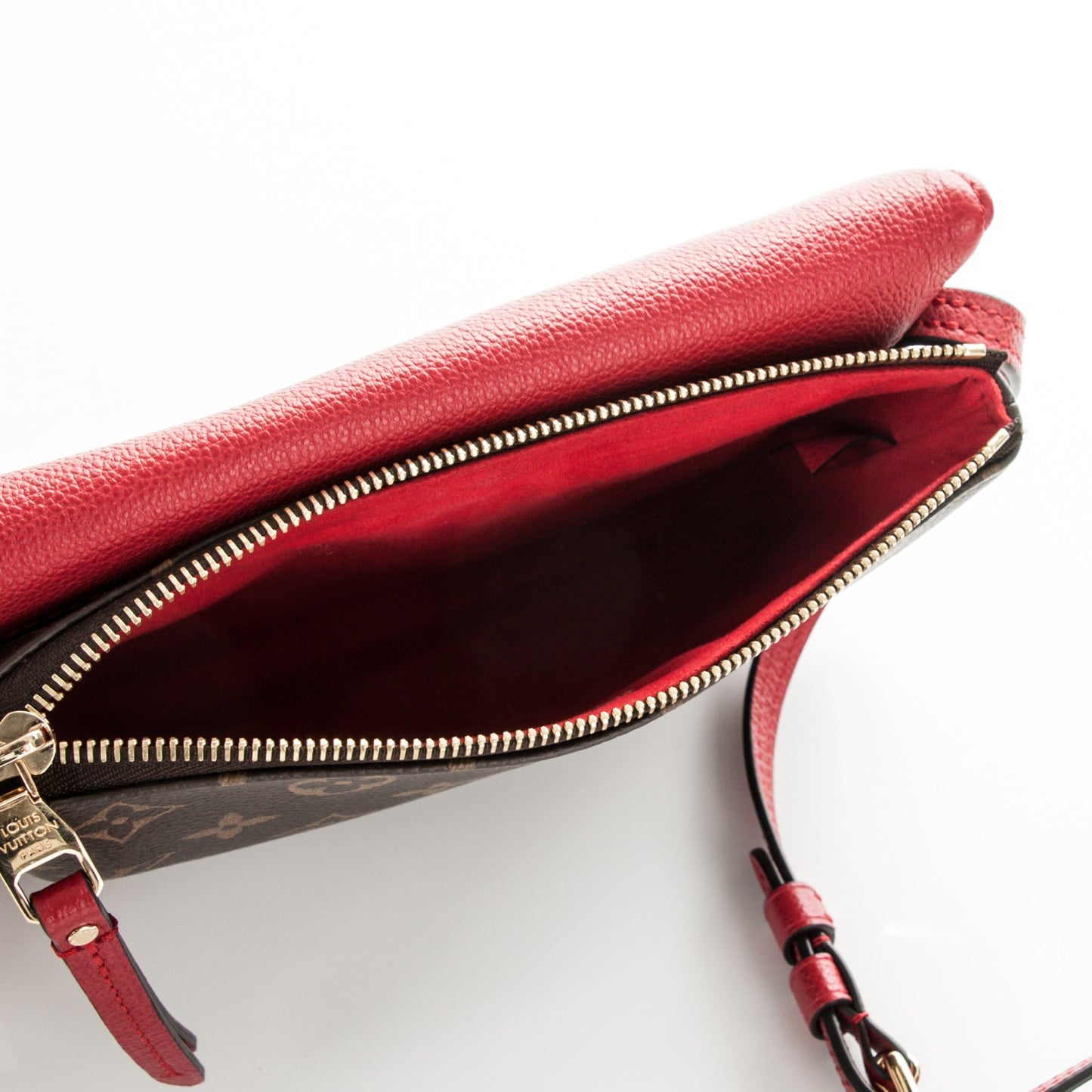 Monogram Twice Pochette Cherry