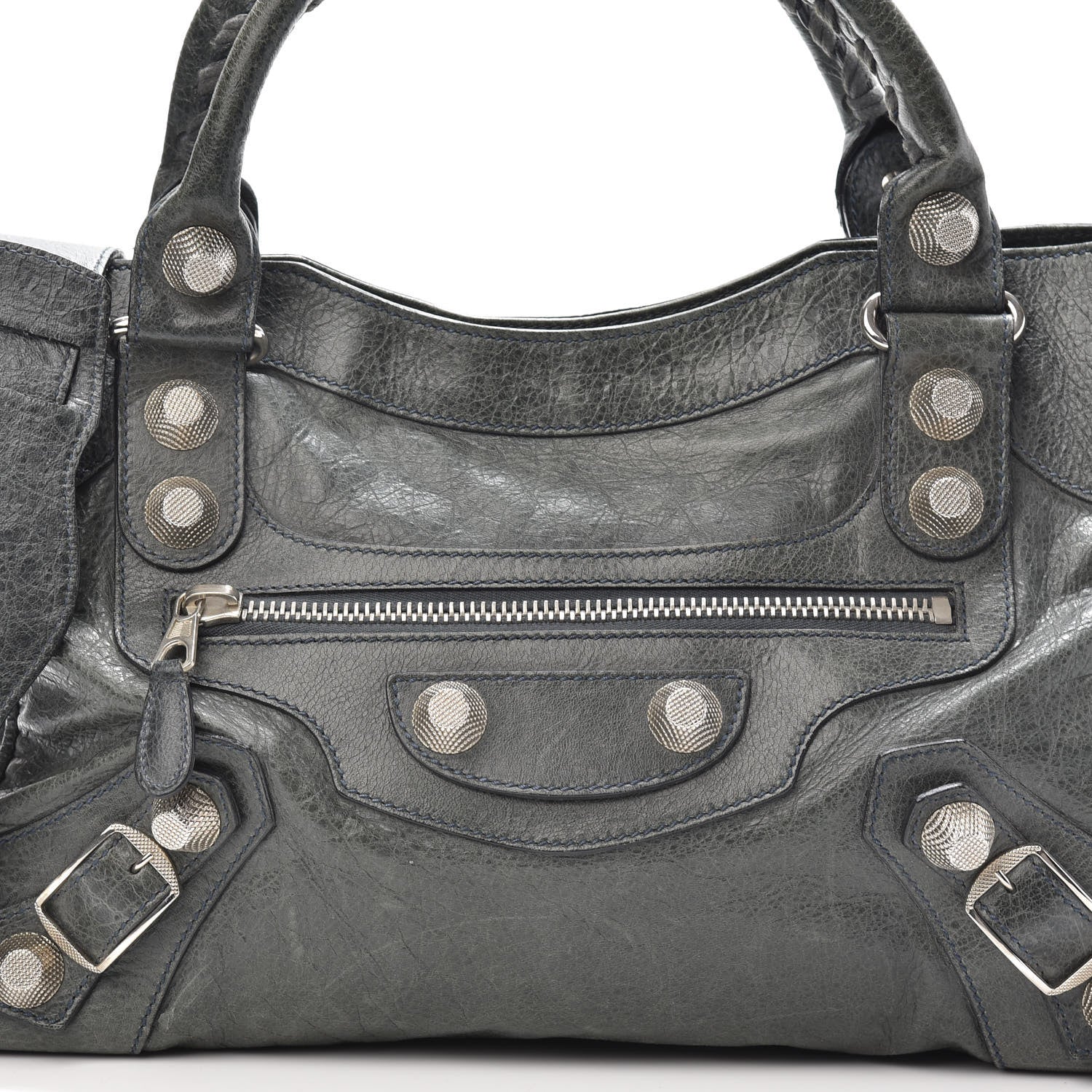 Balenciaga Agneau Giant 21 Silver Hardware City Anthracite 7 of 9