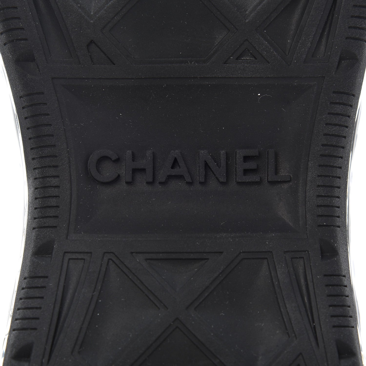 Chanel Suede Calfskin Velvet Grosgrain CC Sneakers 40.5 Black 6 of 9
