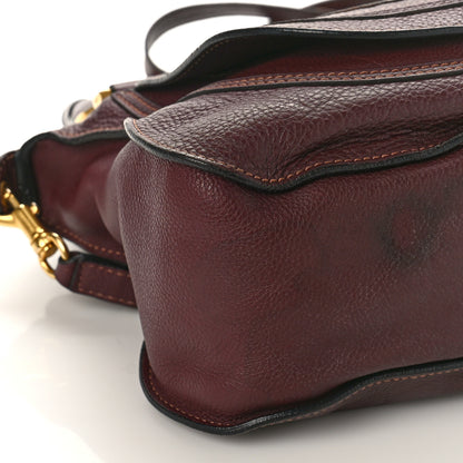 Chloe Calfskin Medium Marcie Satchel Wine Purple 7 of 12