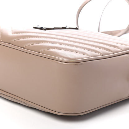 Saint Laurent Calfskin Matelasse Monogram Lou Camera Bag Nude Powder 9 of 11