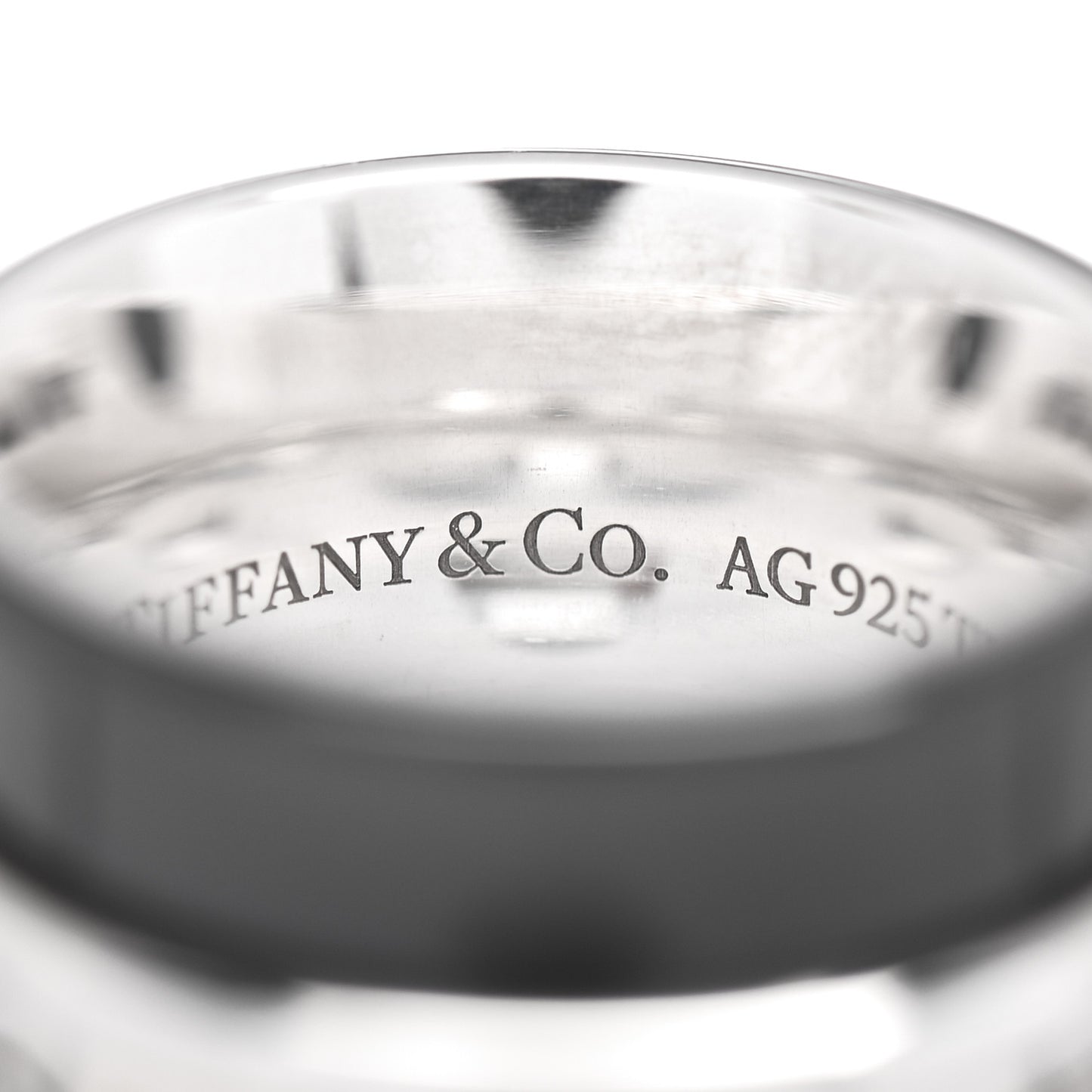 Sterling Silver Titanium 1837 Wide Ring 47 4