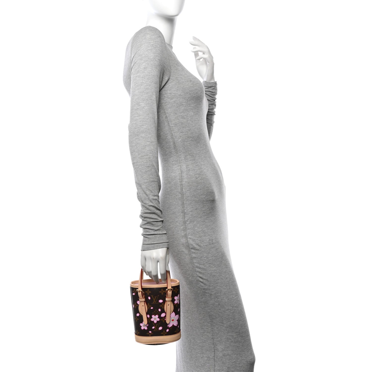 Louis Vuitton LV X TM Monogram Cherry Blossom Nano Bucket Sakura