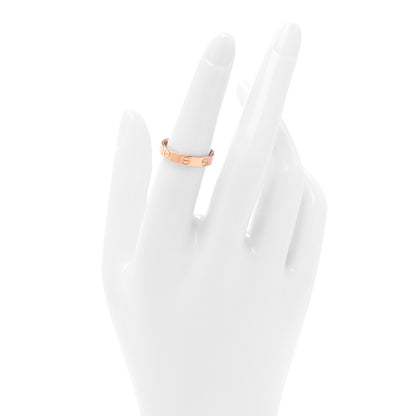 Cartier 18K Pink Gold 3.5mm LOVE Wedding Band Ring 52 6 2 of 5