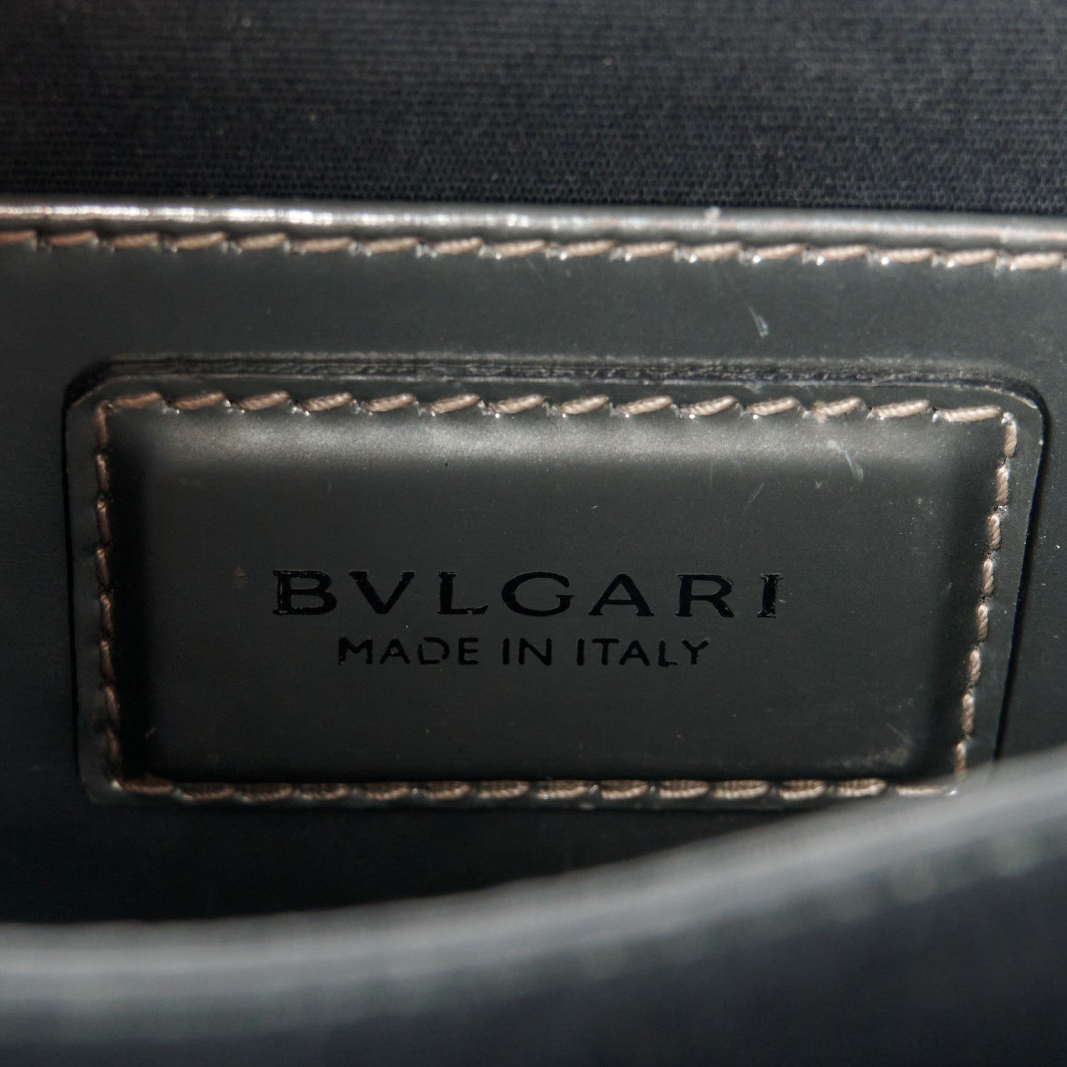 Bulgari Metallic Calfskin Serpenti Forever Top Handle Silver 6 of 10