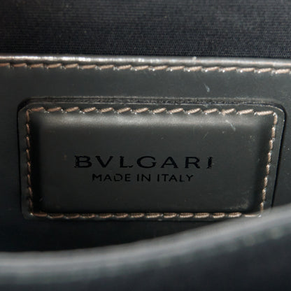 Bulgari Metallic Calfskin Serpenti Forever Top Handle Silver 6 of 10