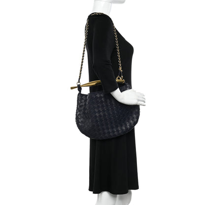 Bottega Veneta Nappa Intrecciato Sardine With Chain Bag Space 2 of 9
