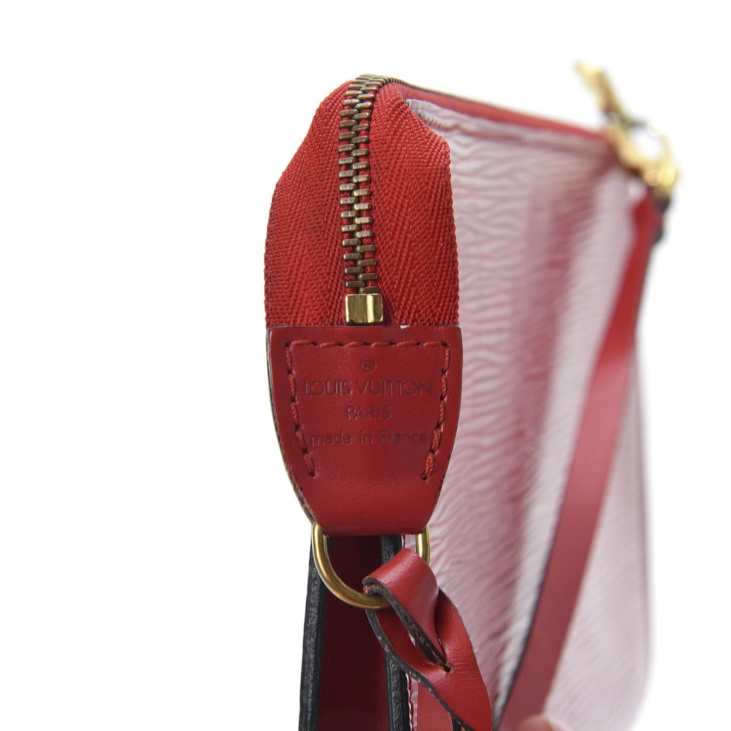 Epi Pochette Accessories 24 Castillan Red