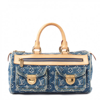 Louis Vuitton Monogram Denim Neo Speedy Blue 1 of 8