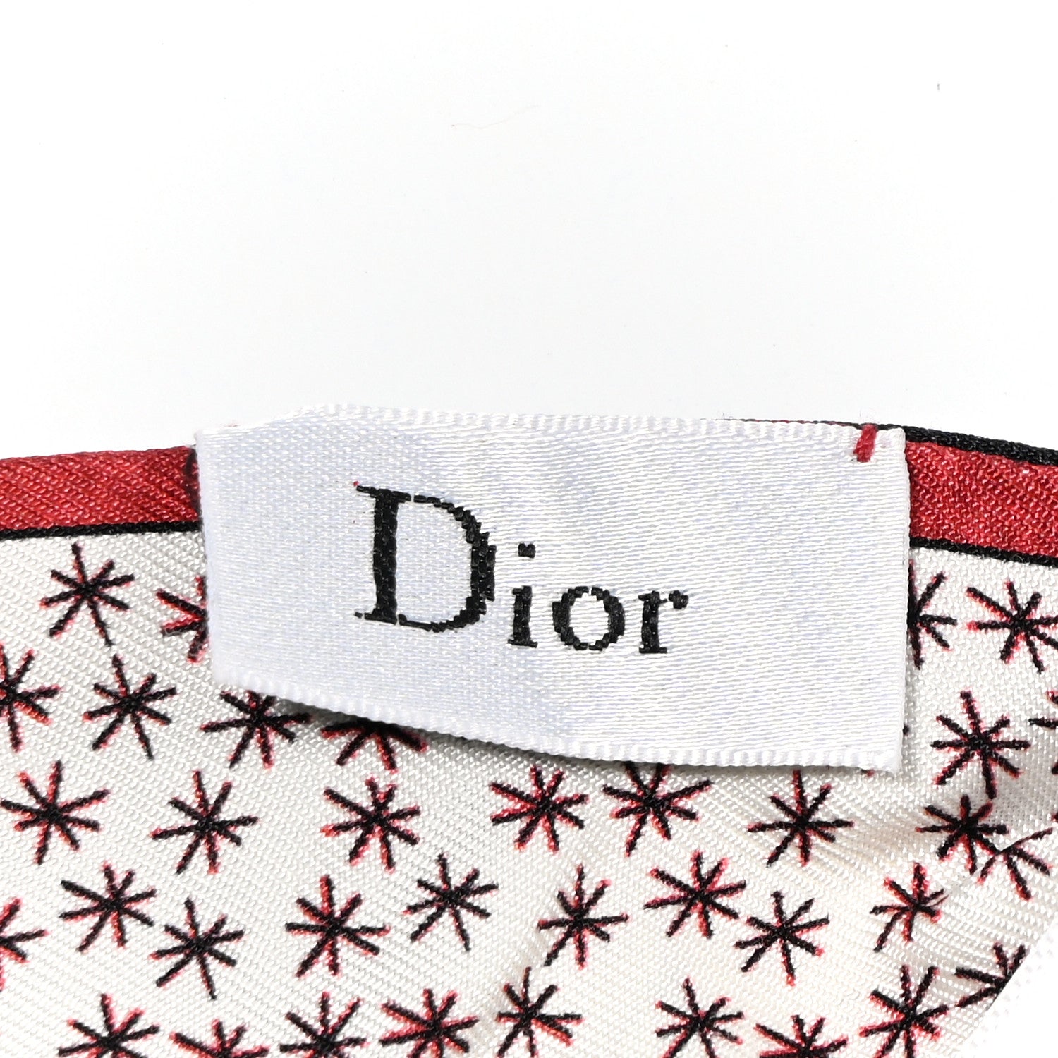 Christian Dior CHRISTIAN DIOR Silk Le Soleil Tarot Mitzah Scarf Off White 3 of 8
