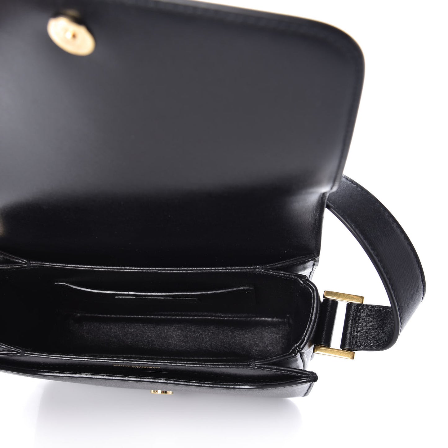Calfskin Le 61 Shoulder Bag Black